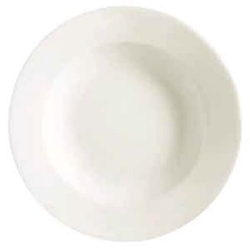 [4537] CAC China REC-3 9 Inch Rolled Edge Rim Soup