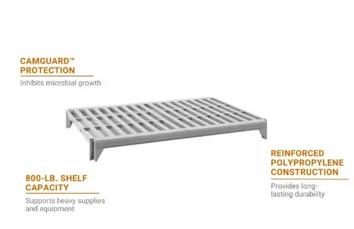 [4860] CAMBRO CS1448VK Shelf Kits with Vented Shelves