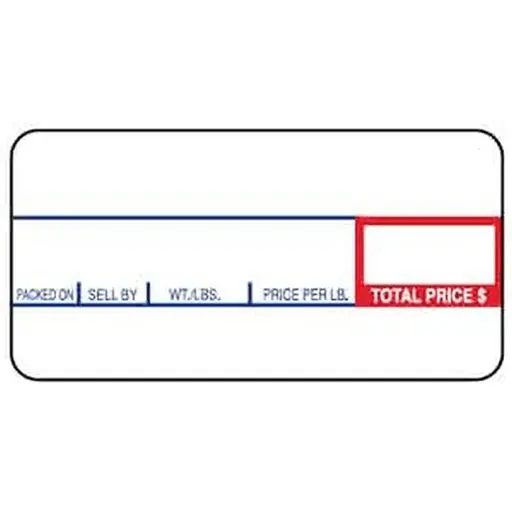 [2838] CAS LST-8000 58mm X 30mm Scale Label NON-UPC