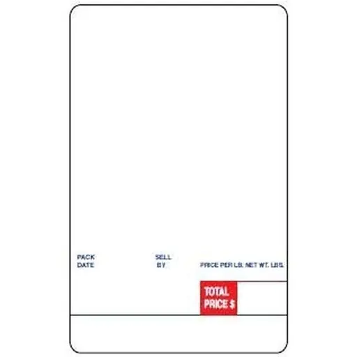 [625] DIGI 60mm X 95mm Blank Scale Label