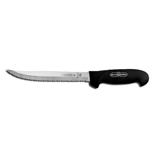 [3236] Dexter Russell 8" Tiger-Edge Slicer White