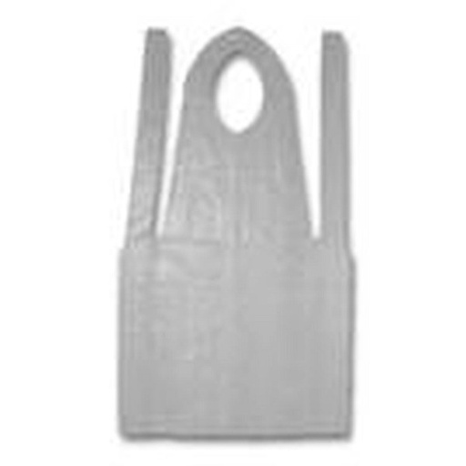 [1213] Disposable Poly Apron 24 x 42 White
