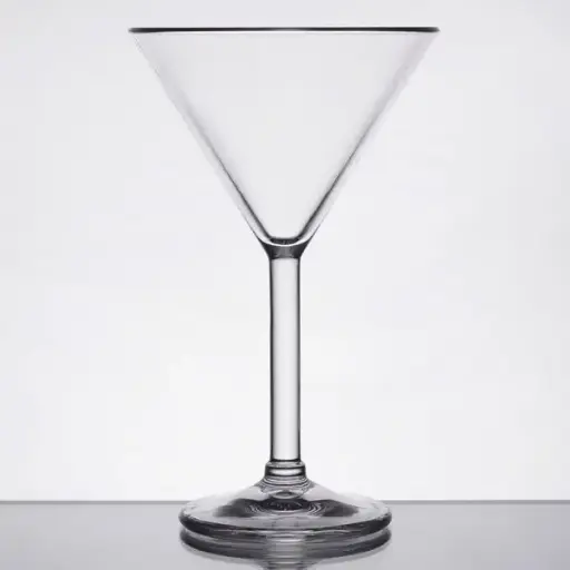 [4420] GET 1407-1-SAN-CL 10 Oz Martini Glass Plastic