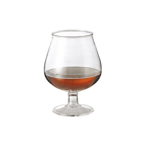 [4425] GET BRA-2-PC-CL 16 Oz Brandy Glass Clear Polycarbonate