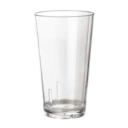 [4418] GET S-16-1-CL 16 Oz Shaker Glass Plastic Tumbler