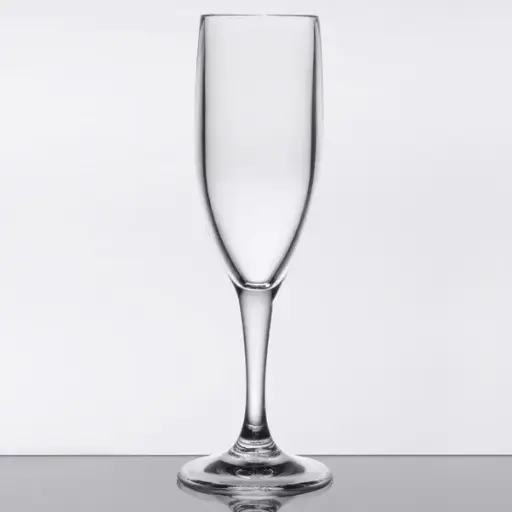 [4424] GET SW-1401-1-SAN-CL 6 Oz Champagne Glass Plastic