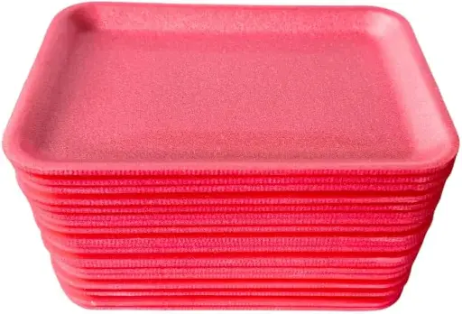 [836] Genpak 1002 #2 Supermarket Food Tray Rose