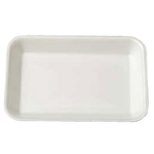 [837] Genpak 1002 #2 Supermarket Food Tray White