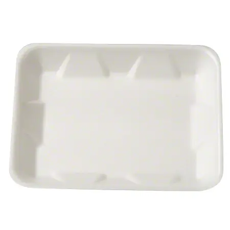 [855] Genpak 1004D #4D Supermarket Food Tray White