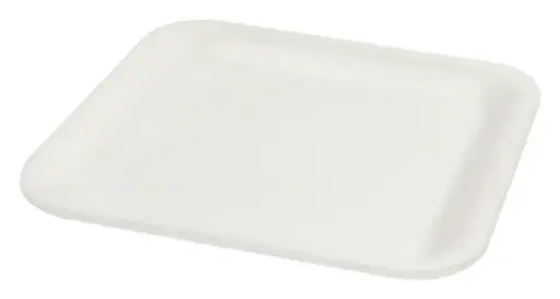 [862] Genpak 1004S #4S Supermarket Food Tray White
