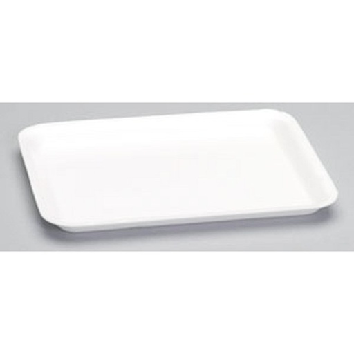 [862] Genpak 1004S #4S Supermarket Food Tray White