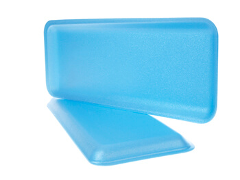 [867] Genpak 1007S #7S Supermarket Food Tray Blue