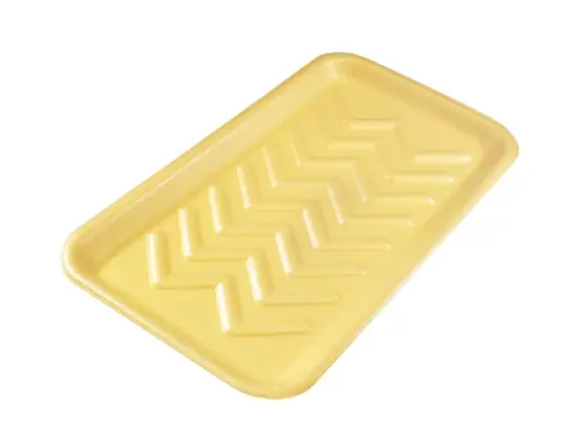 [870] Genpak 1007S #7S Supermarket Food Tray Yellow