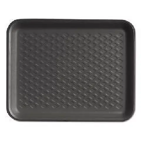 [878] Genpak 1008S #8S Supermarket Food Tray Black