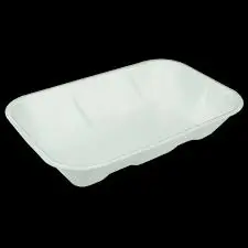 [894] Genpak 1010K #10K Supermarket Food Tray White