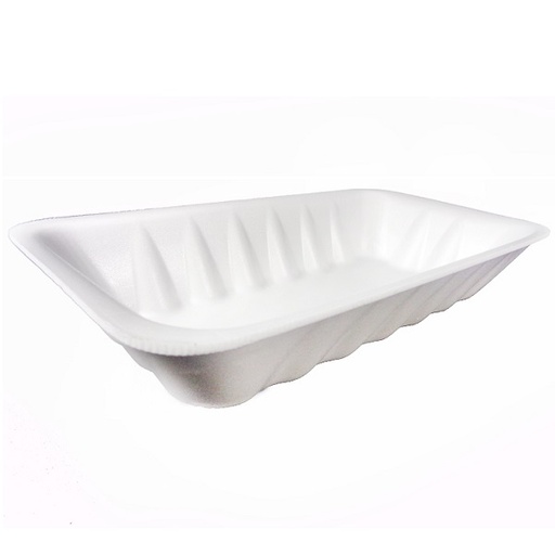 [894] Genpak 1010K #10K Supermarket Food Tray White