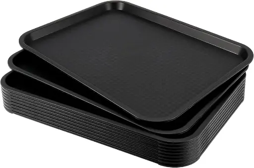[897] Genpak 1010S #10S Supermarket Food Tray Black