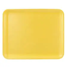 [904] Genpak 1012S #12S Supermarket Food Tray Yellow
