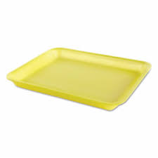[904] Genpak 1012S #12S Supermarket Food Tray Yellow