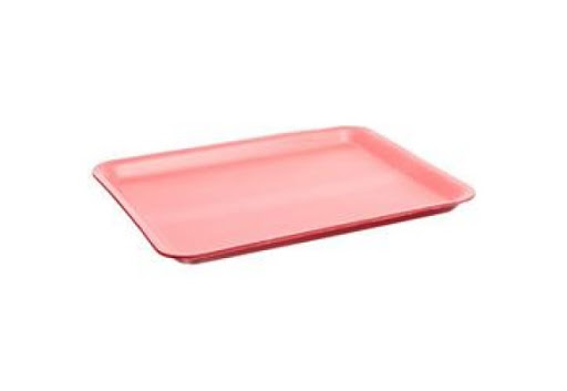 [888] Genpak 1014 10X14 Supermarket Food Tray Rose