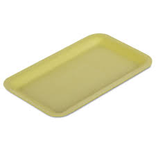 [910] Genpak 1016S #16S Supermarket Food Tray Yellow