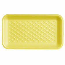[914] Genpak 1017S #17S Supermarket Food Tray Yellow