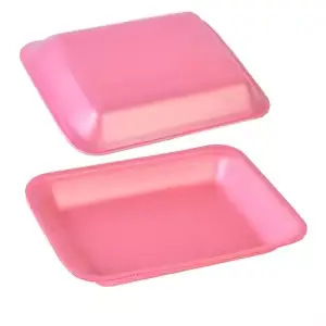 [919] Genpak 1020S #20S Supermarket Food Tray Rose