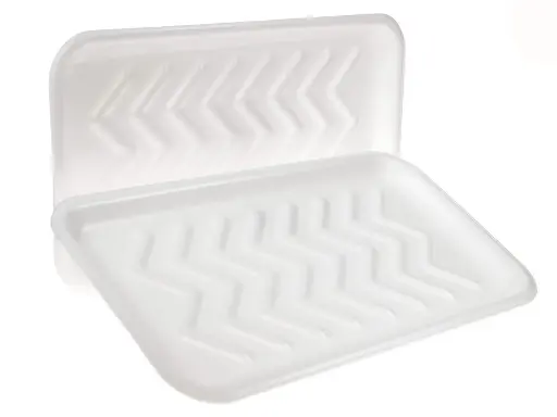 [925] Genpak 1025S #25S Supermarket Food Tray White