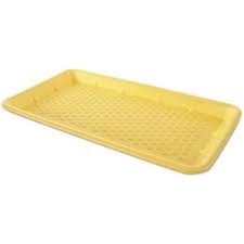 [926] Genpak 1025S #25S Supermarket Food Tray Yellow