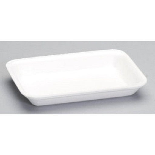 [839] Genpak TR02P #2P Heavy Supermarket Food Tray White