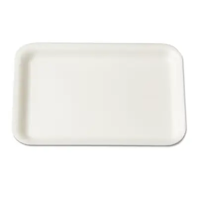 [846] Genpak TR03P #3P Heavy Supermarket Food Tray White