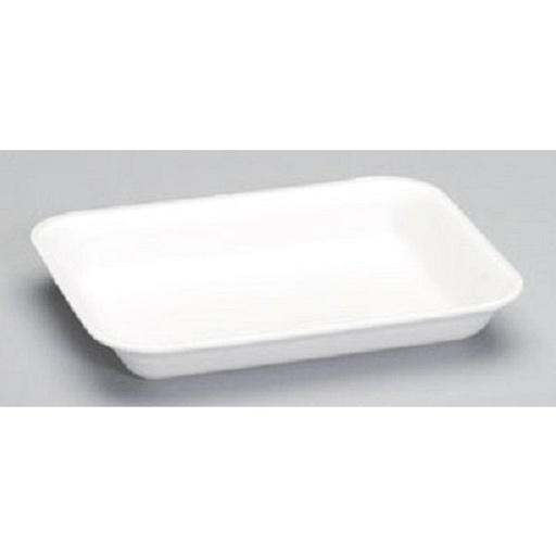 [846] Genpak TR03P #3P Heavy Supermarket Food Tray White
