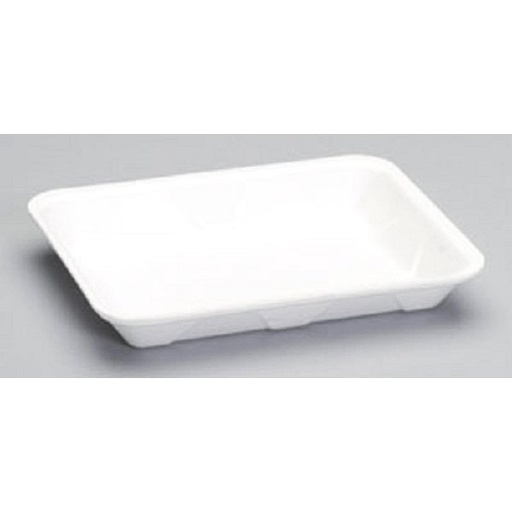 [858] Genpak TR04P #4P Heavy Supermarket Food Tray White