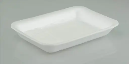 [875] Genpak TR08P #8P Heavy Supermarket Food Tray White