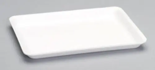[883] Genpak TR09H #9H Heavy Supermarket Food Tray White
