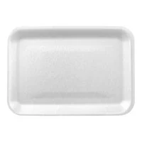 [883] Genpak TR09H #9H Heavy Supermarket Food Tray White