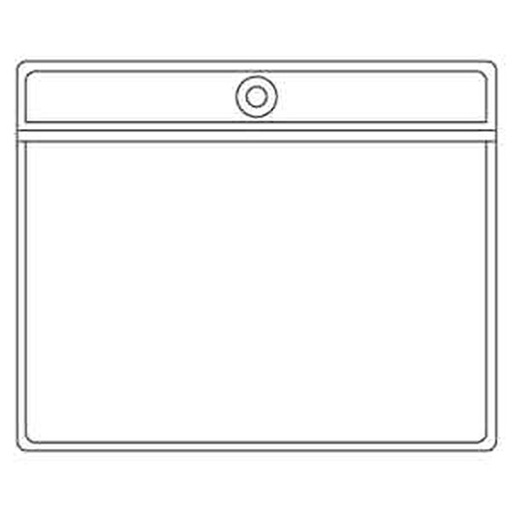 [3909] Hanging Sign Holder 11" x 8.5" Clear Vinyl