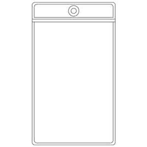[3933] Hanging Sign Holder 3.5" x 5.5" Clear Vinyl