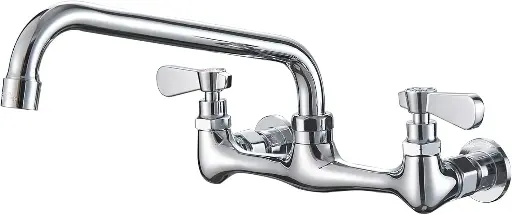 [1702] KTI MF10 8" Center Wall Mount Faucet