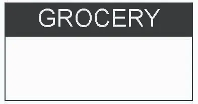 [2139] Monarch 1110¬Æ GROCERY Label for Monarch 1110 Price Gun