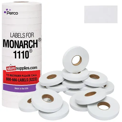 [2134] Monarch 1110¬Æ White Label for Monarch 1110 Price Gun