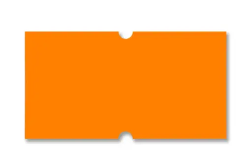 [1662] Motex Fluorscent Orange Label for MX-5500 Price Gun
