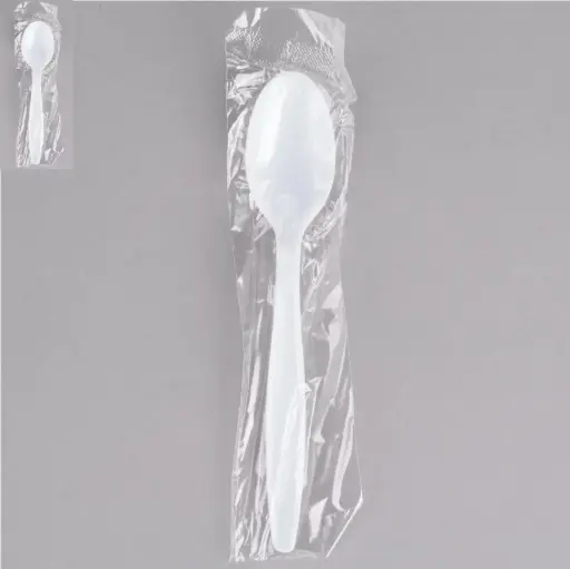 [3731] Netchoice 406416 Extra Heavy Weight Plastic Tea Spoon