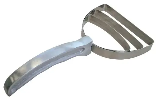[5108] OMCAN 65650 Square Stainless Steel Meat Scraper