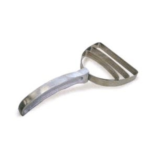 [5108] OMCAN 65650 Square Stainless Steel Meat Scraper
