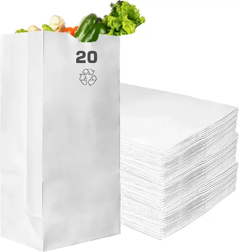 [2434] Paper Bag 20 Lb White