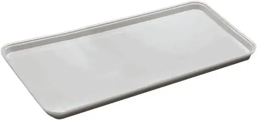 [556] Plastic Food Tray 10" x 30" White