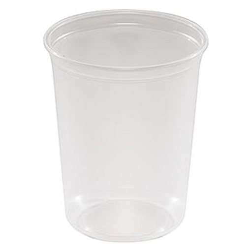 [218] PlasticPak 32-115 Round Deli Container 32 Oz Super Clear
