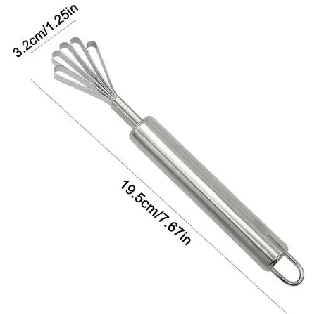 [5168] Poly Bone Dust Scrape Round