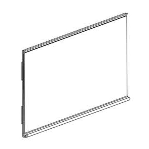 [261] Price Holder for Rack 3.5" x 48" White